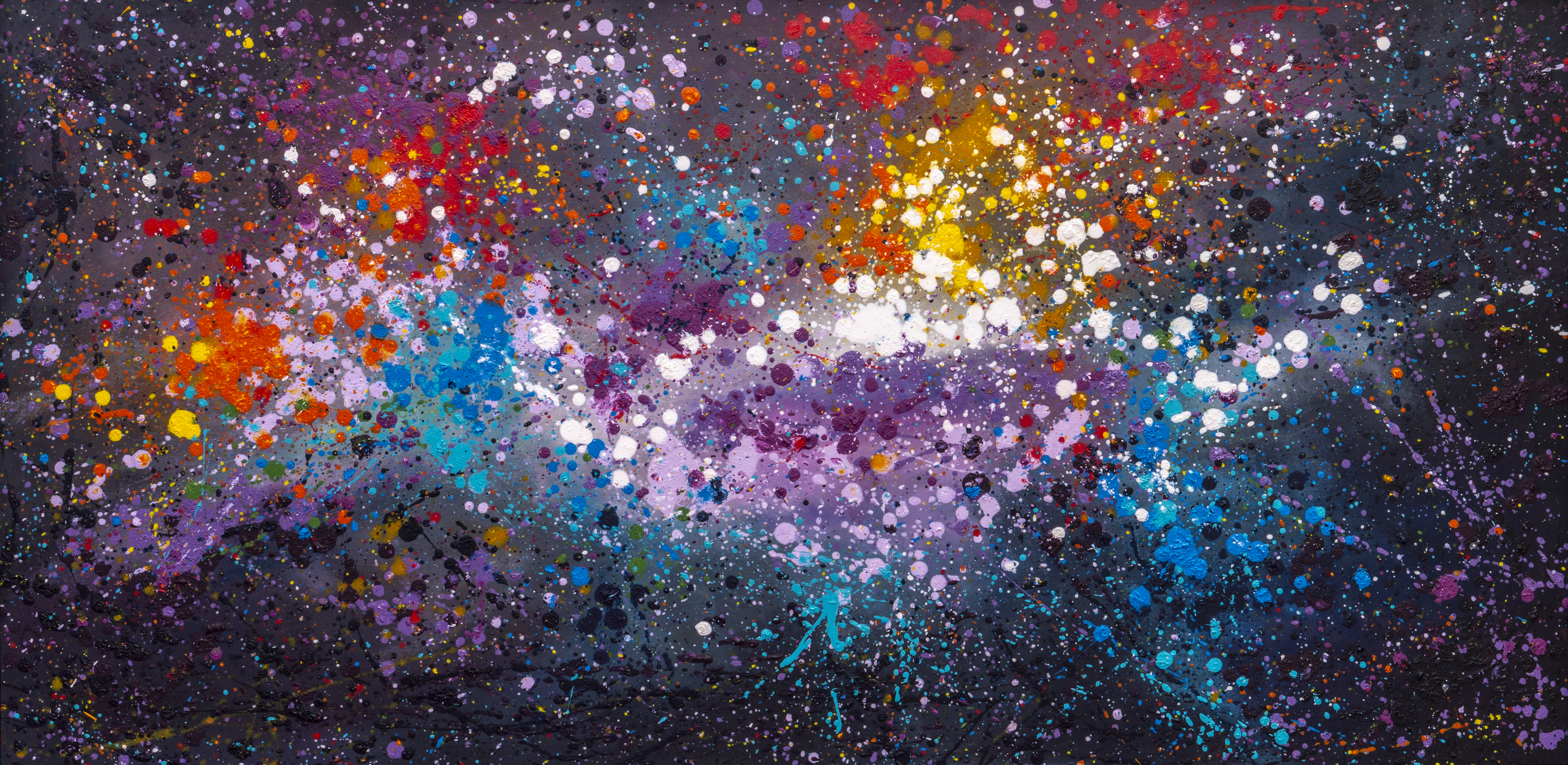 Max Letts' art 'Exploding Galaxy'